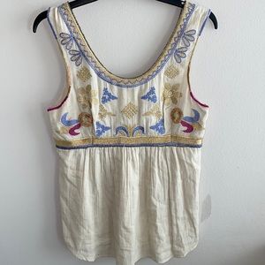 100% cotton sleeveless blouse